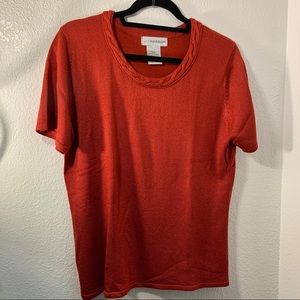 Sag Harbor Short Sleeve Sweater